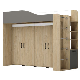 Модул "Крис М3" - Сонома харбър /графит/бяло