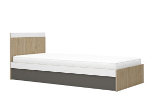 Легло "Крис" - Сонома Харбър /графит/бяло Легло "Крис" - Сонома Харбър /графит/бяло