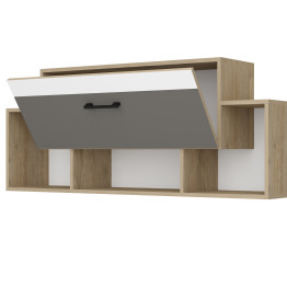 Модул "Крис М7" - Сонома храбър/графит/бяло