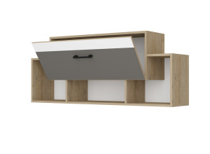 Модул "Крис М7" - Сонома храбър/графит/бяло