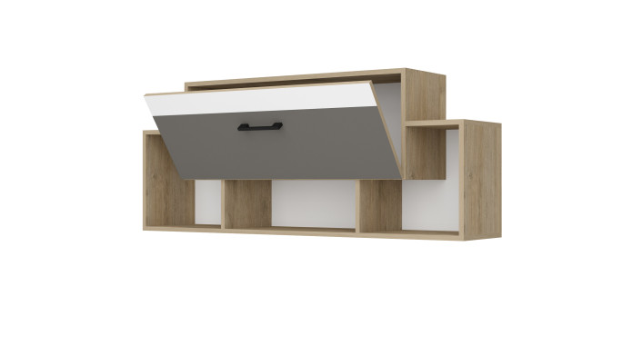 Модул "Крис М7" - Сонома храбър/графит/бяло Модул "Крис М7" - Сонома храбър/графит/бяло