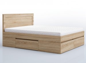Легло "Лео 10" - дъб сонома