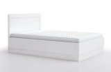 Легло "Лео 5" - бял гланц