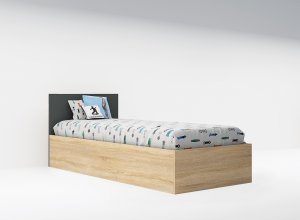 Легло "Сидни М13" - дъб сонома/антрацит