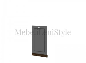 Врата с цокъл ВФ-Цимент мат-06-38