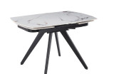 Разтегателната трапезна маса Compact White Marbel