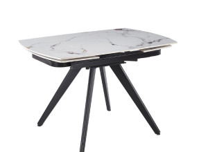 Разтегателната трапезна маса Compact White Marbel