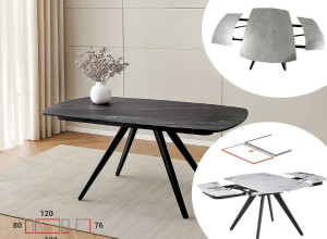 Разтегателната трапезна маса Compact Crey