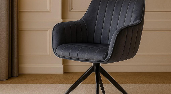 Трапезен стол Colin Velvet Трапезен стол Colin Velvet