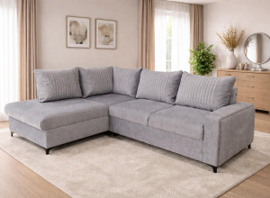 ъглов диван "Галакси 2 L" Сив ъглов диван "Галакси 2 L" Сив