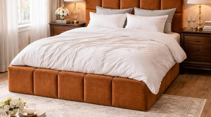 Тапицирано легло по поръчка 