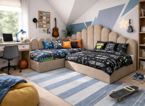 Тапицирано легло по поръчка 