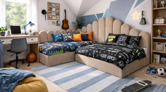 Тапицирано легло по поръчка 