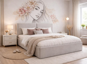 Тапицирано легло по поръчка 