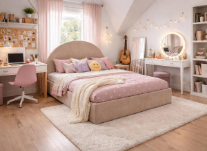 Тапицирано легло по поръчка 