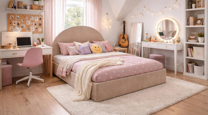 Тапицирано легло по поръчка 