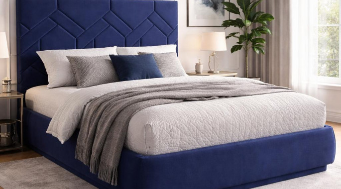 Тапицирано легло по поръчка 