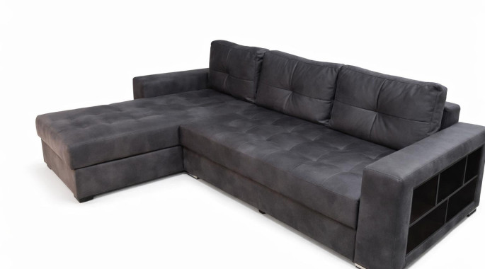 Ъглов диван "Катания  с етажерка " 