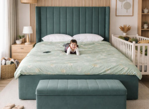 Тапицирано легло по поръчка 