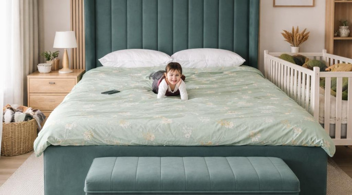 Тапицирано легло по поръчка 