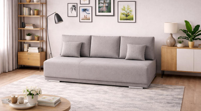 Разтегателен Диван "Гоя" - бежово/кафяв