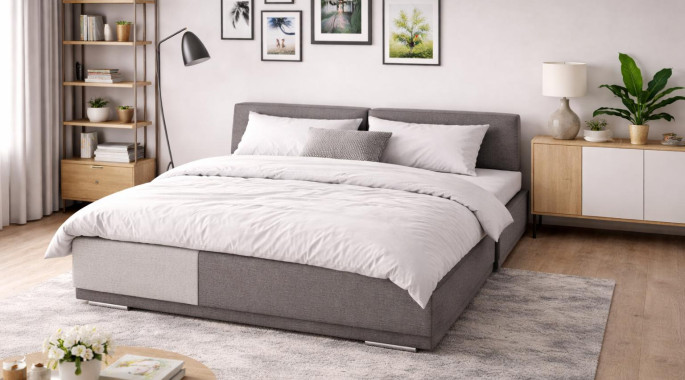 Тапицирано легло по поръчка 