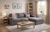 Ъглов диван "Хавай" - сив