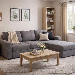 Ъглов диван "Хавай" - сив