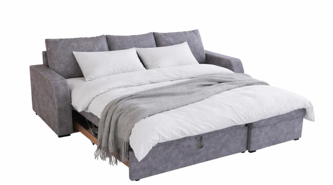 Ъглов диван "Хавай" - сив