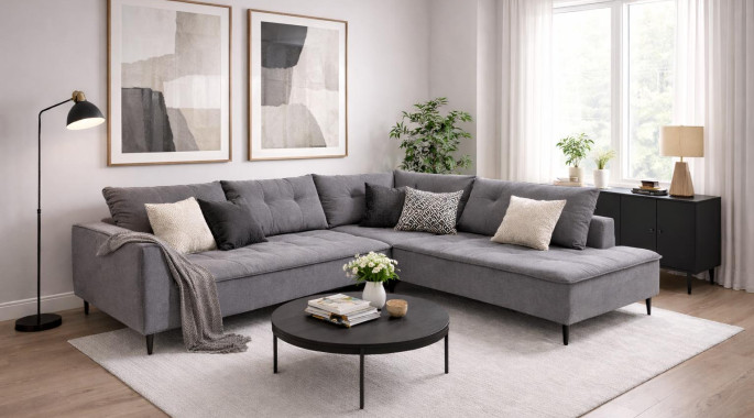 Ъглов диван Меджик по размер